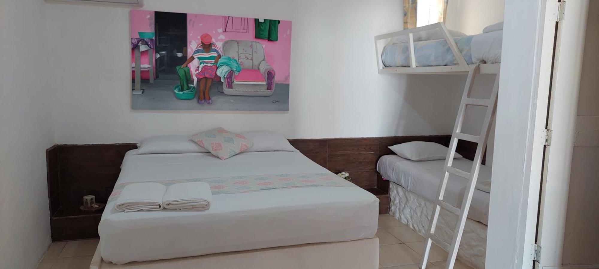 Caramba Hospedaje Hotel Tonsupa Szoba fotó